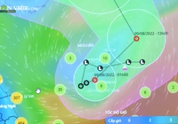 Áp thấp nhiệt đới đang hướng vào Bắc Bộ với sức gió giật cấp 8