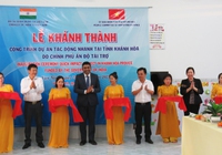 Công trình trị giá hơn 1,1 tỷ đồng thắm tình hữu nghị Việt Nam - Ấn Độ