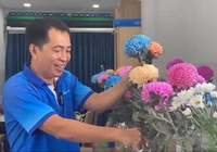 “Ảo thuật” đổi màu hoa tươi, kỹ sư điện thu tiền tỷ mỗi tháng 