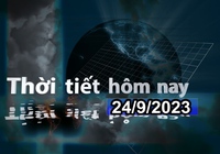Thời tiết hôm nay 24/9/2023: Bắc Bộ, Bắc Trung Bộ nắng nóng; Nam Trung Bộ, Tây Nguyên, Nam Bộ mưa vừa, mưa to