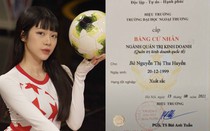 Thực hư hot girl "Nóng cùng World Cup 2022" lộ bằng tốt nghiệp xuất sắc Đại học Ngoại thương