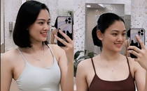 Hoa khôi bóng chuyền Nguyễn Thu Hoài diện đồ sexy, bị giục lấy chồng