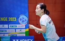 Nguyễn Thùy Linh xuất trận "hú hồn" tại giải cầu lông Ciputra Hanoi - Yonex Sunrise 2023