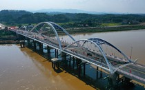 Yên Bái khánh thành cây cầu 650 tỷ đồng bắc qua sông Hồng