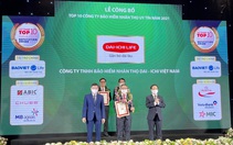 Dai-Ichi Life Việt Nam đạt Top 3 danh hiệu bảo hiểm nhân thọ uy tín 2021