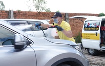 Độc đáo dịch vụ rửa xe tại nhà bằng công nghệ hơi nước nóng 