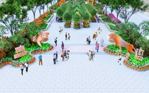 Thiết kế Đường hoa Nguyễn Huệ 2022: Lạ mắt với hình tượng 'Song hổ tương phùng'