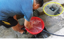 Mang nước sinh hoạt về trường khó vùng cao Hà Giang
