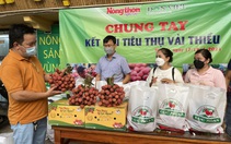Vải thiều Lục Ngạn đang có mặt tại Trung tâm kết nối tiêu thụ nông sản Báo NTNN/Điện tử Dân Việt