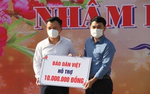 Báo Dân Việt gửi gắm yêu thương ở Hội báo Xuân Nhâm Dần 2022 ở Quảng Trị