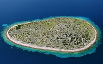Hòn đảo giống dấu vân tay khổng lồ