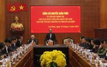 Chủ tịch nước Nguyễn Xuân Phúc làm việc với Ban Thường vụ Tỉnh ủy Lai Châu