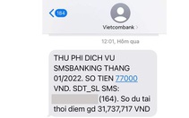 Phí tin nhắn ngân hàng tăng cao, người dùng chịu thiệt