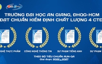 ĐH An Giang - thành viên của ĐHQG TP.HCM có thêm 4 chương trình đạt chuẩn AUN-QA