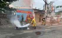 Lập hai tổ phản ứng nhanh PCCC tại quận Tân Phú ngăn kịp thời cháy lan, cháy lớn từ thời điểm ban đầu