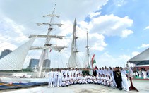 Tàu huấn luyện Hải quân Ấn Độ cập cảng TP.HCM