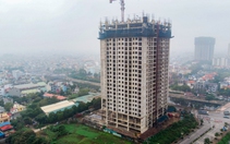 Cận cảnh "khối bê tông" 25 tầng bỏ hoang giữa "đất vàng" phía nam Hà Nội