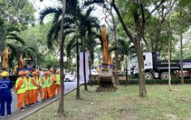 TP.HCM tháo dỡ cầu bộ hành để thi công dự án cửa ngõ sân bay Tân Sơn Nhất