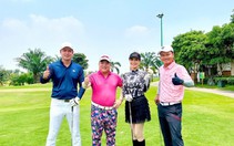Bình Minh, Thúy Hạnh, Minh Khang ra sân ủng hộ tuyển Golf miền Nam