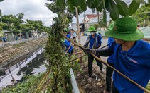 Hàng trăm người tham gia dọn rác, khơi thông dòng chảy kênh rạch ở TP.HCM