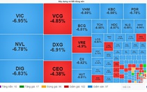 Choáng váng phiên cuối tuần: Thị trường bị bán tháo, VN-Index "bốc hơi" hơn 55 điểm