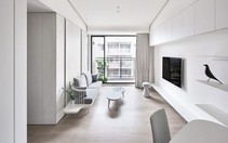 Thiết kế phòng khách với phong cách tối giản cho căn hộ chung cư 