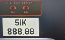 Đại gia Thanh Hóa trúng đấu giá 2 siêu biển số 51K-888.88 và 30K-567.89 tổng cộng 45 tỷ đồng, chưa nộp tiền thanh toán