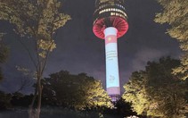 Hàn Quốc trình chiếu hình ảnh Quốc kỳ Việt Nam trên đỉnh Tháp Namsan 