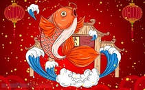 Năm rồng, "cá chép hóa rồng" tại hội hoa Tao Đàn