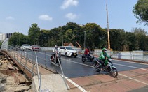 Ngày đầu thông xe cầu vượt tạm tại cửa ngõ sân bay Tân Sơn Nhất 
