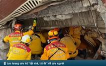 Hình ảnh báo chí 24h: Lực lượng cứu hộ "lật từng viên gạch" cứu người sau vụ động đất tại Đài Loan