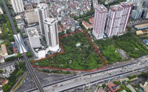 Dự án chung cư cao cấp 45 tầng vị trí đắc địa ở Hà Nội sau hàng thập kỷ vẫn quây tôn bỏ hoang