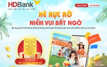 HDBank tặng một lượng vàng SJC cho khách hàng mỗi tháng