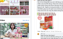 Chị em cẩn trọng với 2 sản phẩm Beauty Slim Plus và Bách Hoa Tiên đang quảng cáo trên mạng.