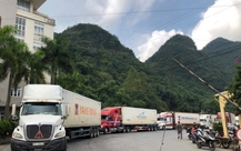 Lại ùn tắc container nông sản tại khu vực cửa khẩu Lạng Sơn