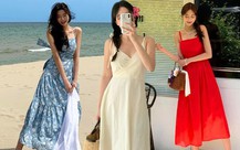 10 cách diện váy hai dây xinh tươi cho chuyến du lịch mùa hè