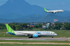 Đề nghị cho phép Bamboo Airways tăng tần suất bay tới Điện Biên 