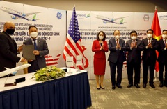 [Tin từ Mỹ] Bamboo Airways ký kết hợp tác với General Electric bảo dưỡng động cơ máy bay trị giá 2 tỷ USD