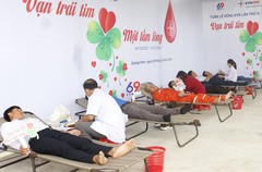 Tuần lễ hồng EVN lần thứ IX năm 2023: Người lao động Công ty Điện lực Quảng Nam tình nguyện hiến máu