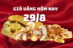 Giá vàng hôm nay 29/8: Vàng nhẫn tăng kỷ lục