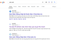 Hàng triệu người bị lừa bởi website giả mạo Zalo, chuyên gia cảnh báo thủ đoạn tinh vi