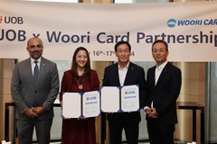 Ngân hàng UOB Singapore và Woori Card của Hàn Quốc công bố quan hệ đối tác tiên phong về thẻ đối ứng