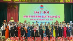 Bắc Ninh: Đại hội Hội Nông dân thị xã Quế Võ bầu 29 đồng chí tham gia Ban Chấp hành