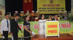 Huyện miền núi đầu tiên ở Quảng Ngãi tổ chức thành công Đại hội đại biểu Hội Nông dân cấp huyện
