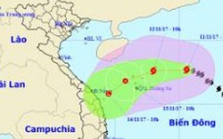 Bão số 13 dự báo sẽ vào miền Trung, nguy cơ lũ kép