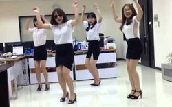 Điệu nhảy bá đạo nhất vịnh Bắc Bộ của bốn chị em công sở