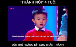 Thánh nói 4 tuổi chính thức là đối thủ nặng kí của Trấn Thành