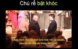 Chú rể bật khóc vì bị bố vợ "dằn mặt" trong lễ cưới