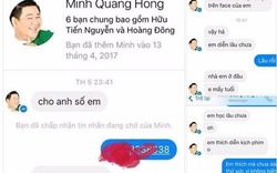 Hoa hậu Thu Hoài đăng tin nhắn bị cho là của Minh béo với trai trẻ?