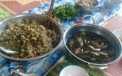 Hiếm lạ món cá "nhảy” của người Thái ở Sơn La